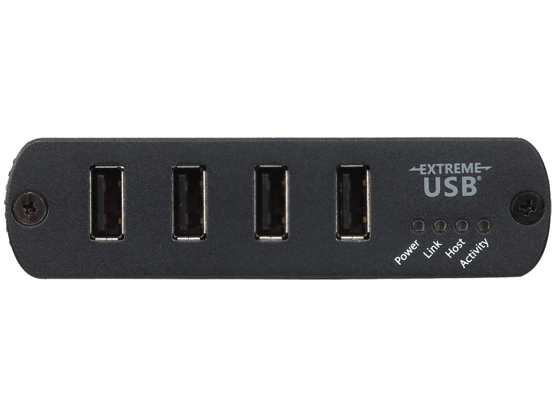 4ポート USB2.0 Cat5エクステンダー（最大100m延長）