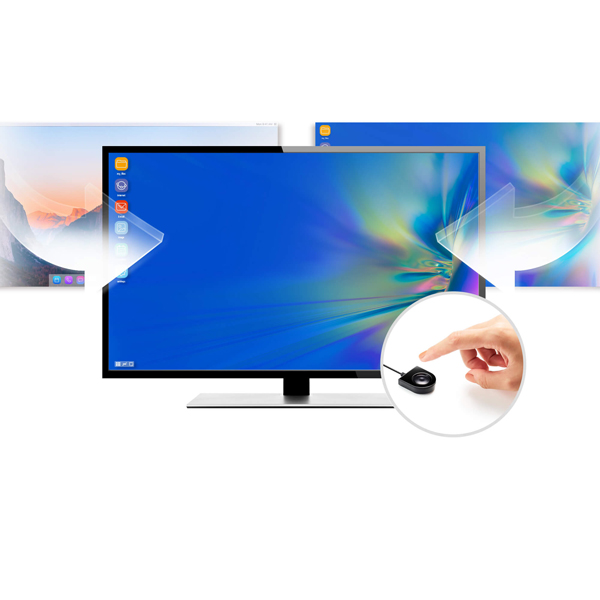 2ポート USB-C Gen 1 ドッキングスイッチ（電源パススルー対応）