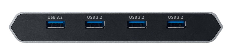 4K対応 2ポート USB-C KVMスイッチ(DisplayPort/USB-C/USB3.2 ドッキングステーション付き)