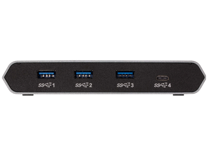 USB-C 2ポートUSB3.1 Gen2デバイス共有器(電源パススルー対応)