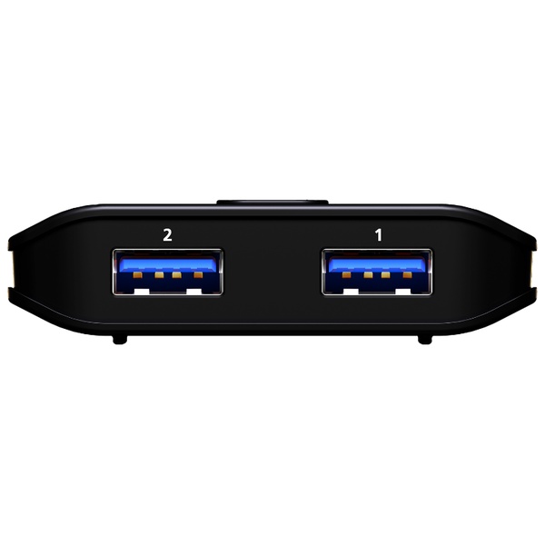 PC2台用 USB3.2 Gen1 (5Gbps) 2デバイス切替器