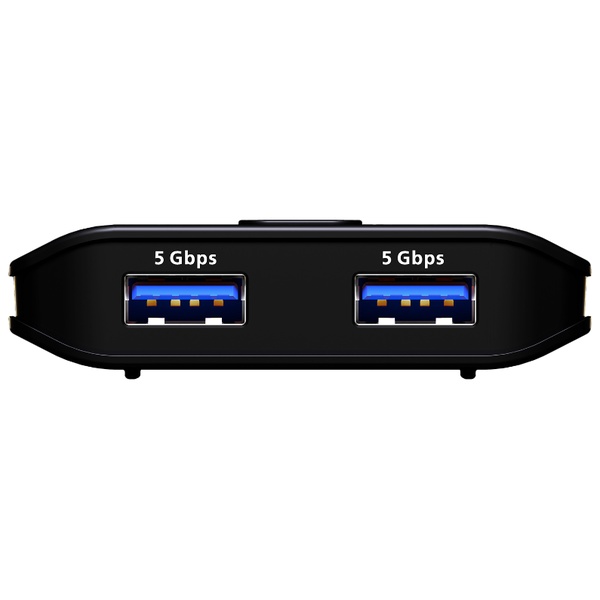 PC2台用 USB3.2 Gen1 (5Gbps) 2デバイス切替器