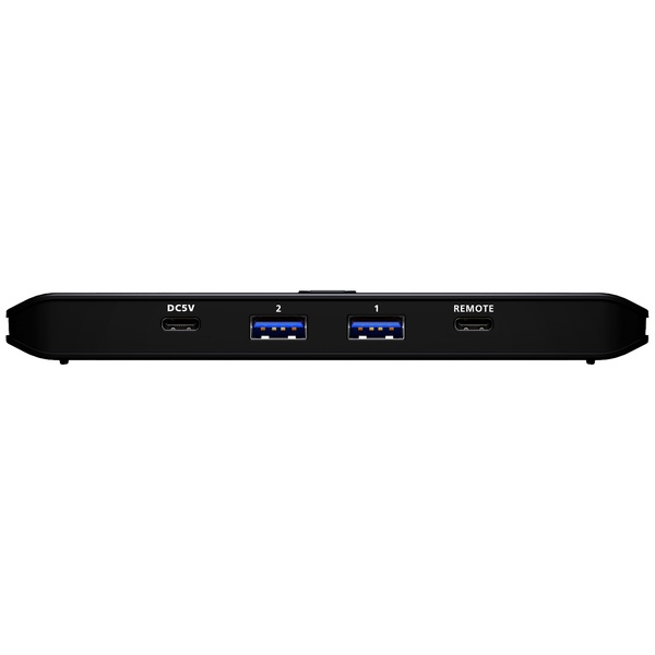 PC2台用 USB3.2 Gen1 (5Gbps) 切替器（4デバイス接続/TypeAケーブル）