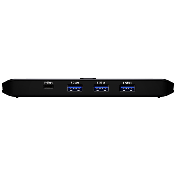 PC2台用 USB3.2 Gen1 (5Gbps) 切替器（4デバイス接続/TypeAケーブル）