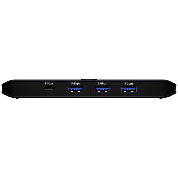 PC2台用 USB3.2 Gen1 (5Gbps) 切替器（4デバイス接続/TypeA+Cケーブル）