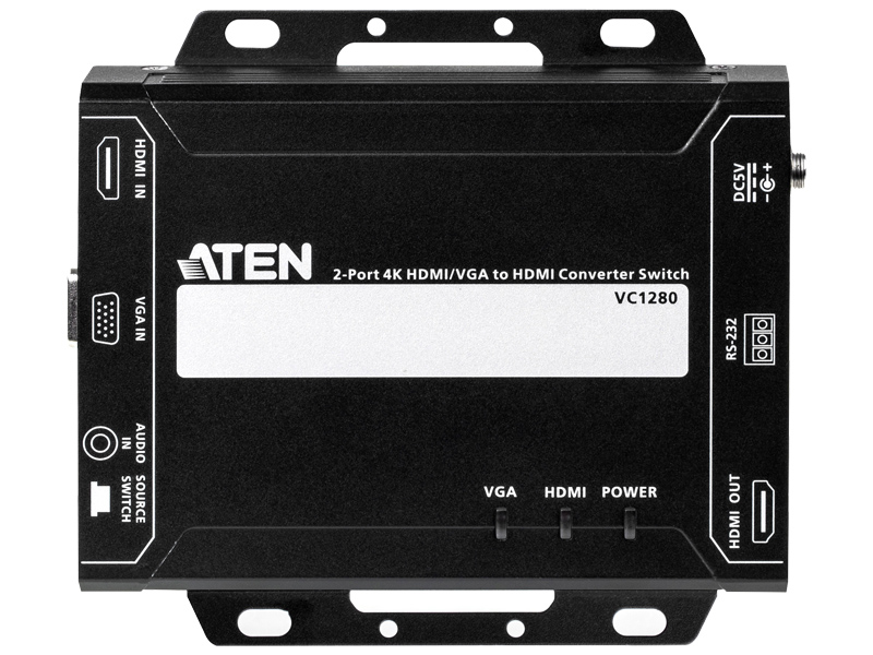 2ポート HDMI/VGA→HDMIコンバータースイッチ（4K対応）