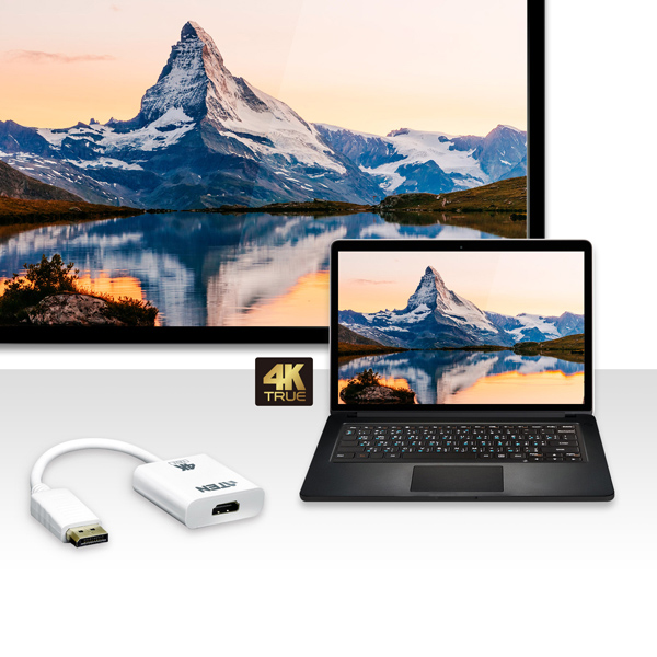 DisplayPort to True 4K HDMI Active Adapter