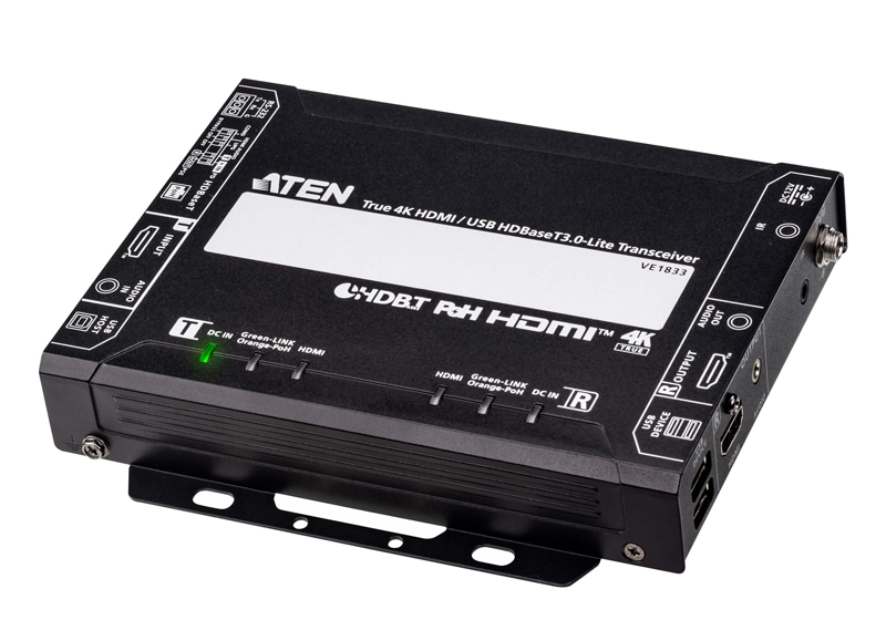 HDMI / USB HDBaseT 3.0-Lite トランシーバー (4K60p＆双方向PoH対応)