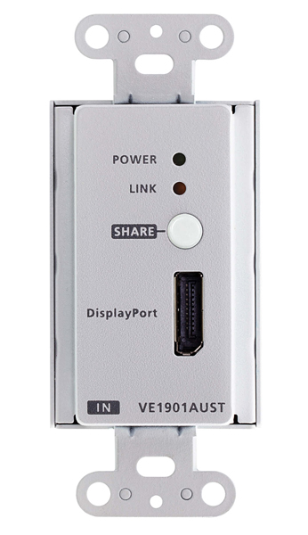 DisplayPort HDBaseT Class B トランスミッター（スイッチボックス対応タイプ）