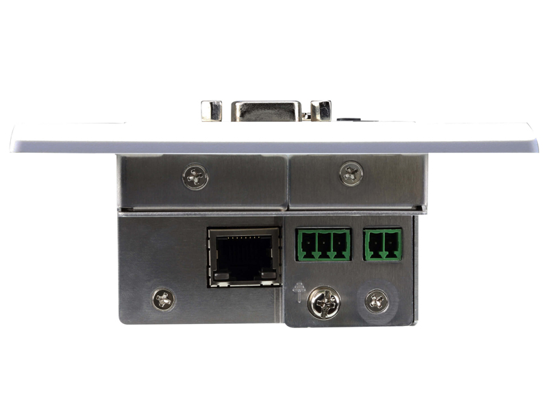 HDMI & VGA HDBaseTトランスミッター(USウォールプレート、POHタイプ、ホワイト)