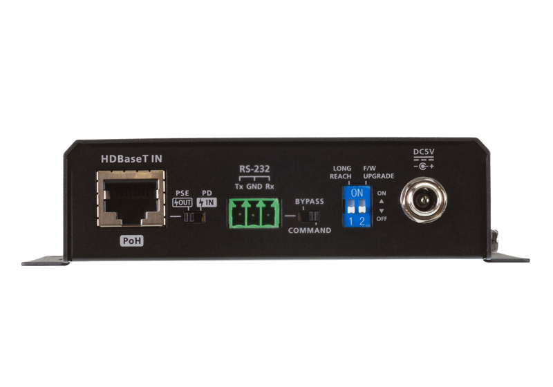 HDMI HDBaseTレシーバー（オーディオ・ディエンベデッド＆双方向PoH対応）