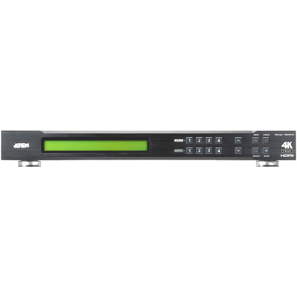 4入力4出力 True 4K対応 HDMIマトリックスビデオスイッチ