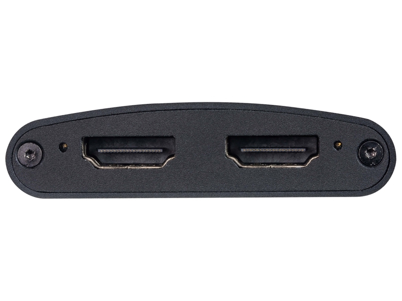 2ポート HDMI分配器(4K60p対応、自動ダウンスケーリング機能搭載)