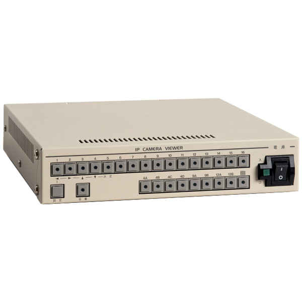 16画面IP分割ユニット 16チャンネルIPカメラビューワ