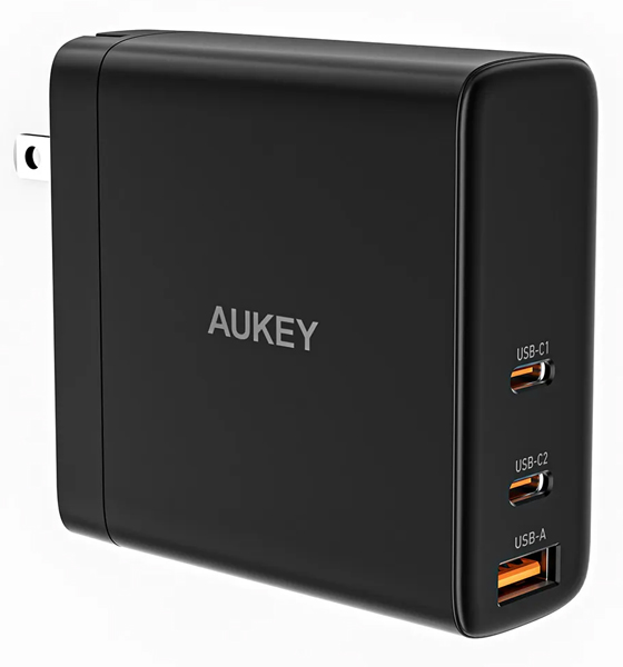 USB充電器 Omnia II Mix 140W [USB-A 1ポート/USB-C 2ポート] ブラック