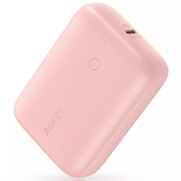 モバイルバッテリー Basix Mini 10000mAh PD20W対応 [USB-A 1ポート/USB-C 1ポート]出力 ピンク