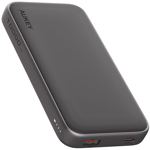 モバイルバッテリー Spark Go 10K 10000mAh 15W [USB-A 1ポート/USB-C 1ポート]出力 [USB-C 1ポート]入力 グレー