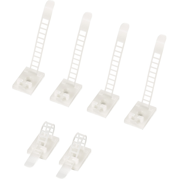 ケーブルベルト 6本用 ホワイト