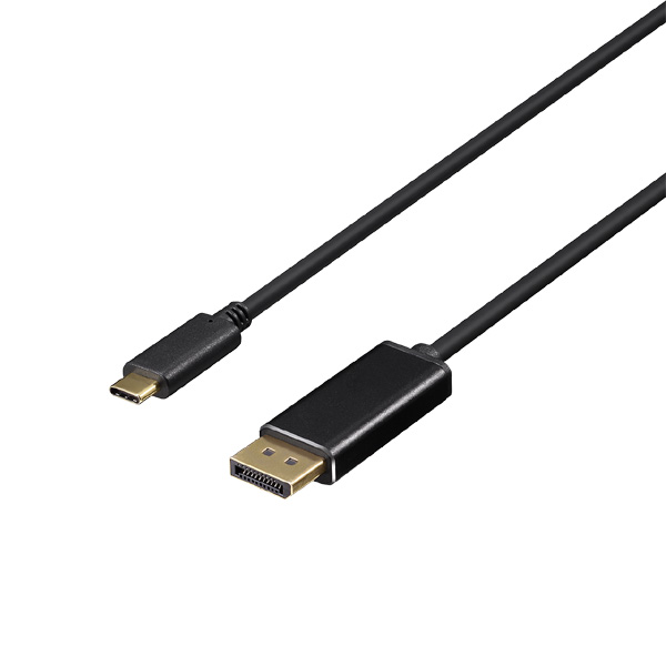 ディスプレイ変換ケーブル USB Type-C - DisplayPort 1m ブラック
