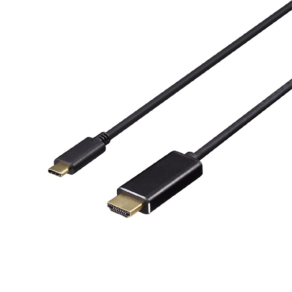 ディスプレイ変換ケーブル USB Type-C - HDMI 2m ブラック