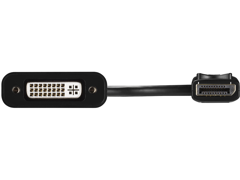 DisplayPort-DVI変換アダプタ ブラック
