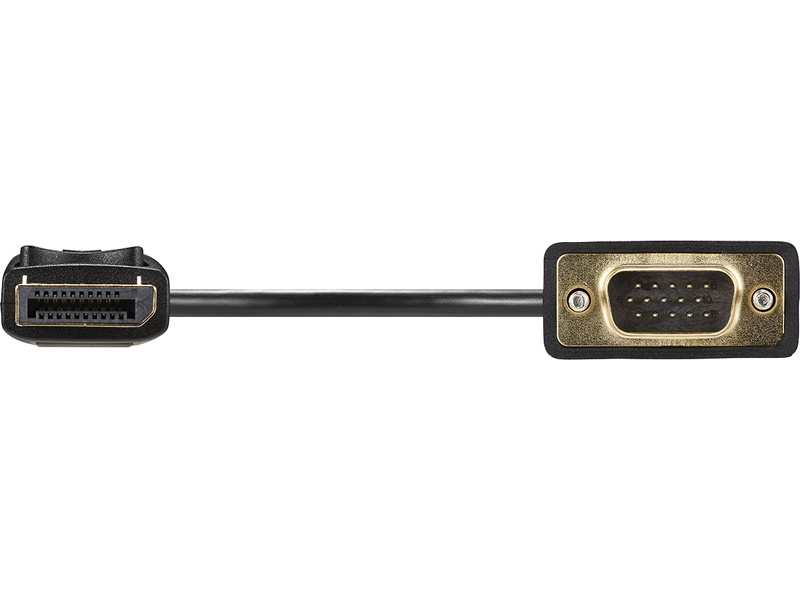DP-VGA 変換ケーブル 1m ブラック