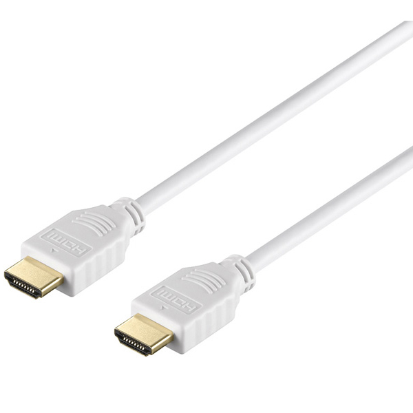 HIGH SPEED HDMIケーブル ベーシック 2m ホワイト