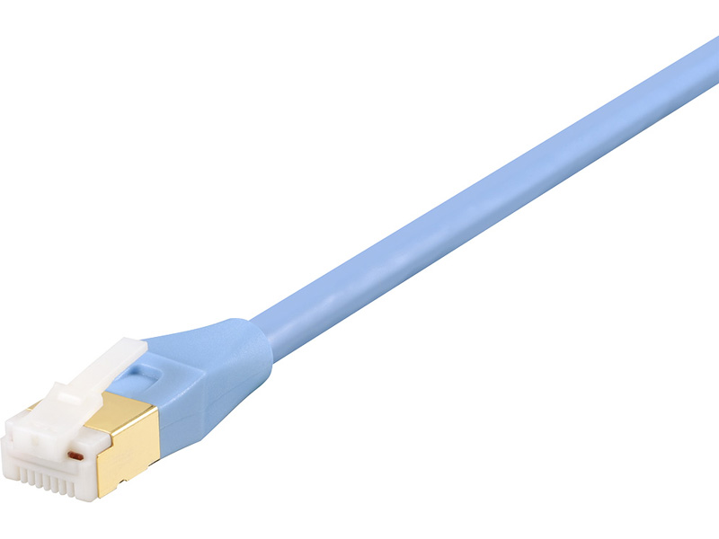 ツメ折れないCat5e LANケーブル STP 50m ブルー