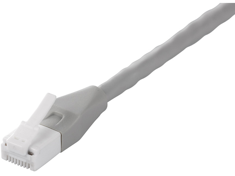 ツメの折れないCat6 LANケーブル 10m ライトグレー