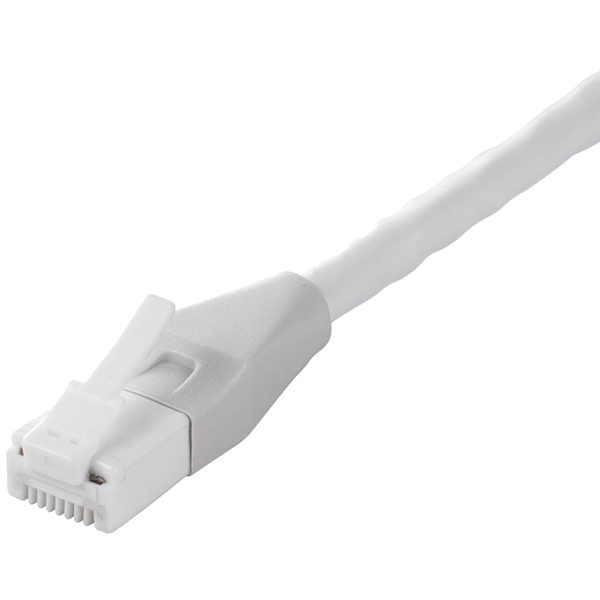 ツメの折れないCat6 LANケーブル 2m ホワイト
