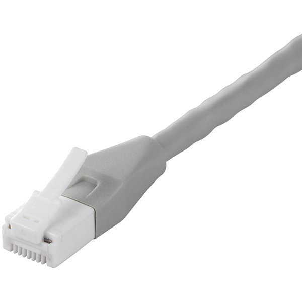 ツメの折れないCat6 LANケーブル 3m ライトグレー