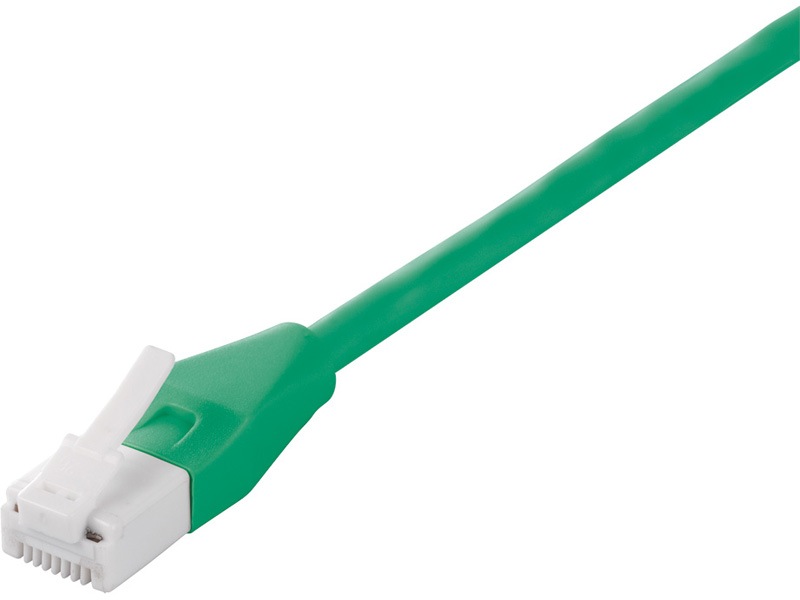 ツメ折れないCat6 LANケーブル やわらか 3m グリーン