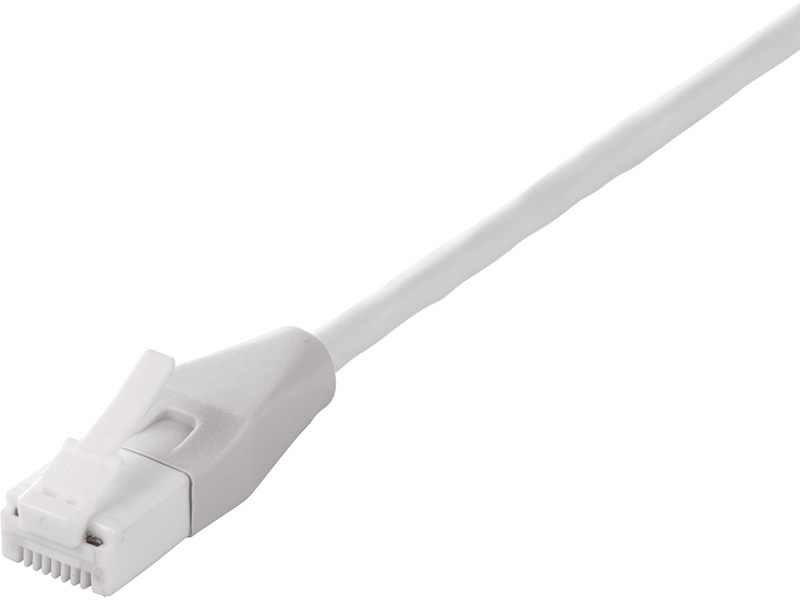 ツメ折れないCat6 LANケーブル やわらか 3m ホワイト