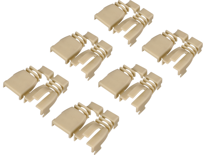 後付け用コネクター保護カバー6個入り ベージュ