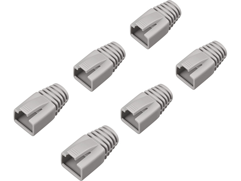 先付け用コネクター保護カバー6個入り ライトグレー