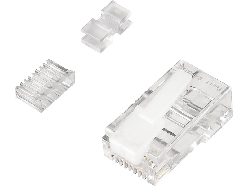 Cat6対応LANコネクター 10個入