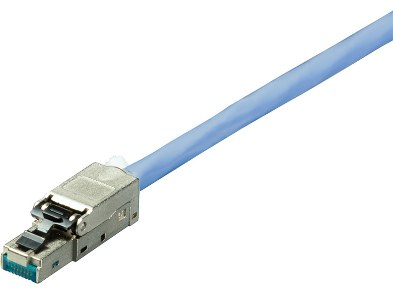 Cat6A用STPタイプLANコネクター（工具不要）