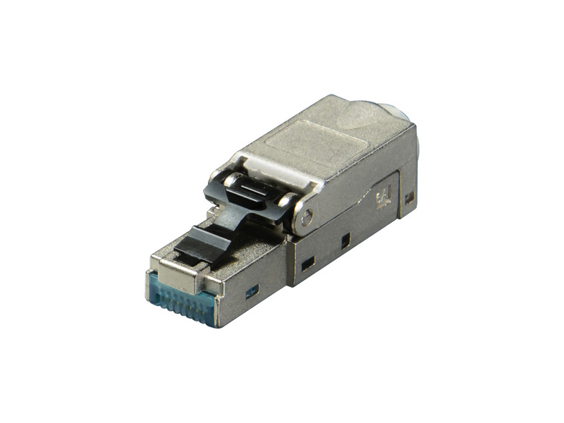Cat6A用STPタイプLANコネクター（工具不要）