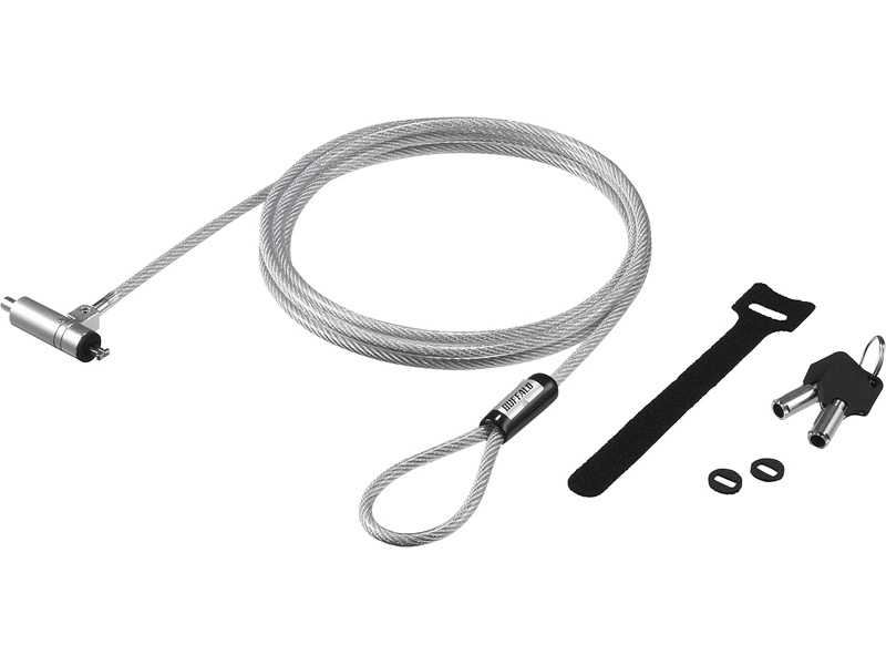 シリンダー錠タイプワイヤーロック Nanoスロット対応 統一キー仕様