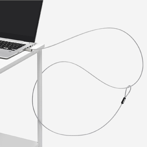 シリンダー錠タイプワイヤーロック Nanoスロット対応 統一キー仕様