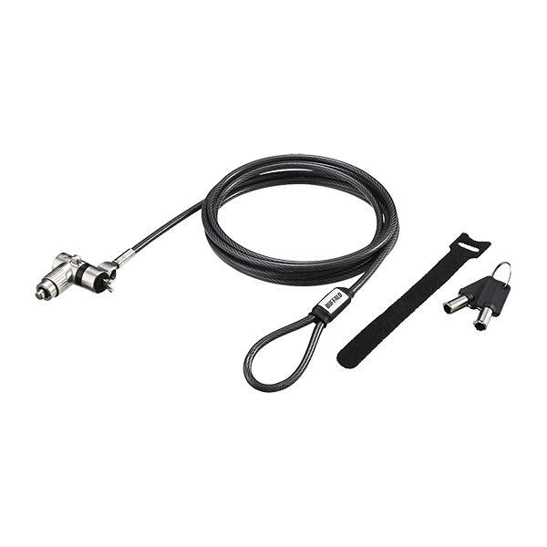 シリンダー錠タイプワイヤーロック 3種スロット対応マスターキー仕様