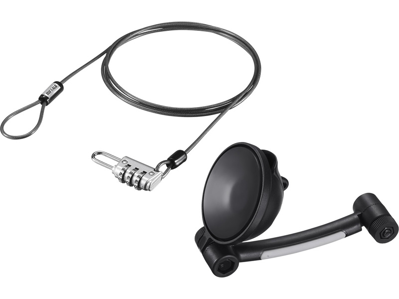 タブレット用セキュリティロック（吸盤式スタンド機能付き）