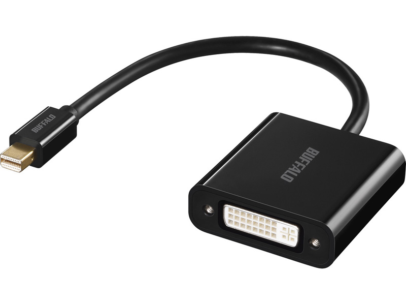 miniDisplayPort-DVI変換アダプタ ブラック