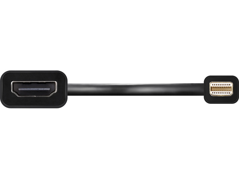 miniDisplayPort-HDMI変換アダプタ ブラック