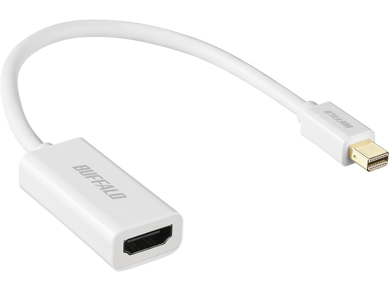 miniDisplayPort-HDMI変換アダプタ ホワイト