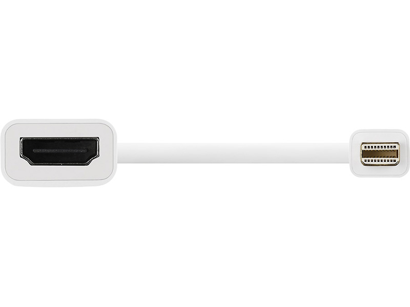 miniDisplayPort-HDMI変換アダプタ ホワイト