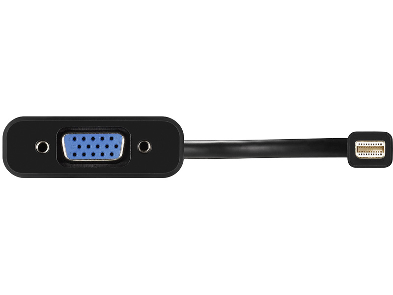 Mini DisplayPort/Thunderbolt-VGA変換アダプタ ブラック