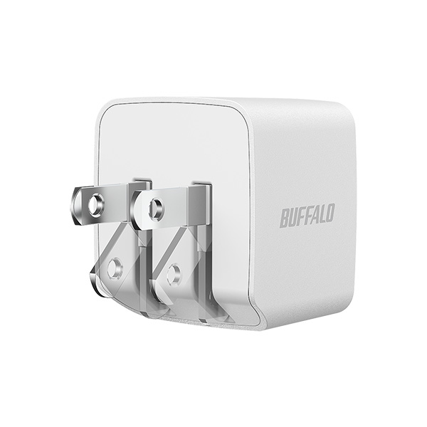 PD20W対応AC充電器 USB Type-C×1/A×1 2ポート ホワイト