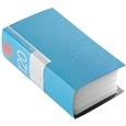 CD&DVDファイルケース ブックタイプ 120枚収納 ブルー