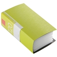 CD&DVDファイルケース ブックタイプ 120枚収納 グリーン